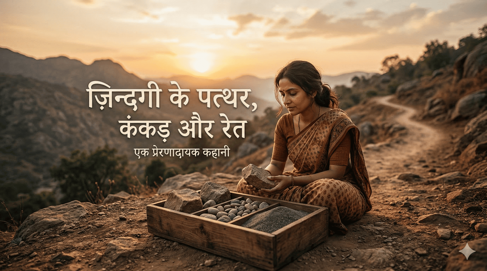 ज़िन्दगी के पत्थर, कंकड़ और रेत